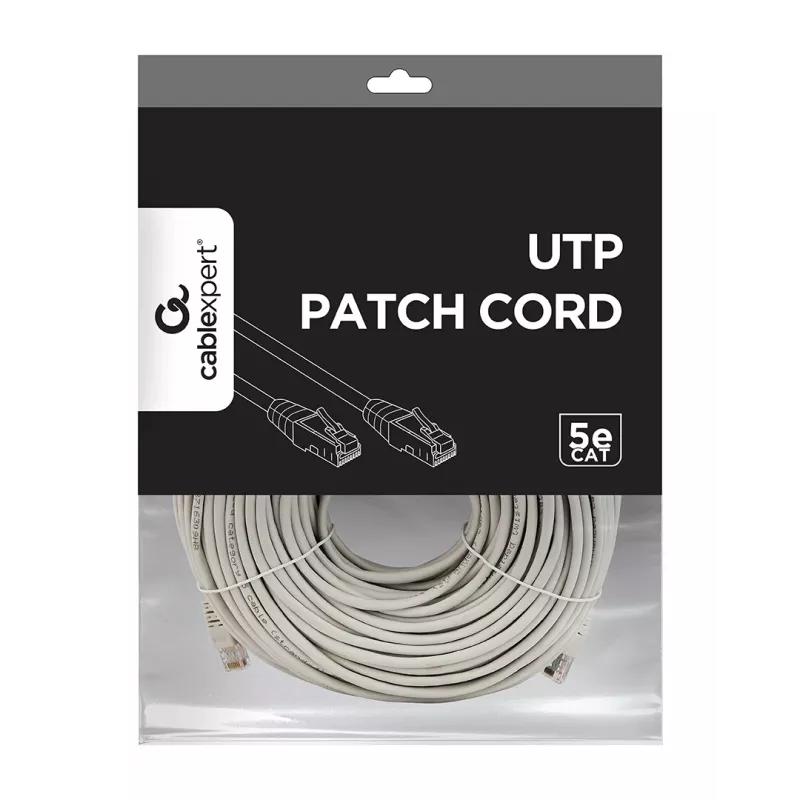 GEMBIRD Καλώδιο Patch – Cat 5e – UTP – 50 m – γκρι