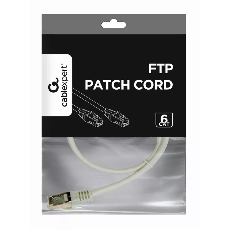 GEMBIRD Καλώδιο Patch - CAT6 - FTP - 50 cm - γκρι