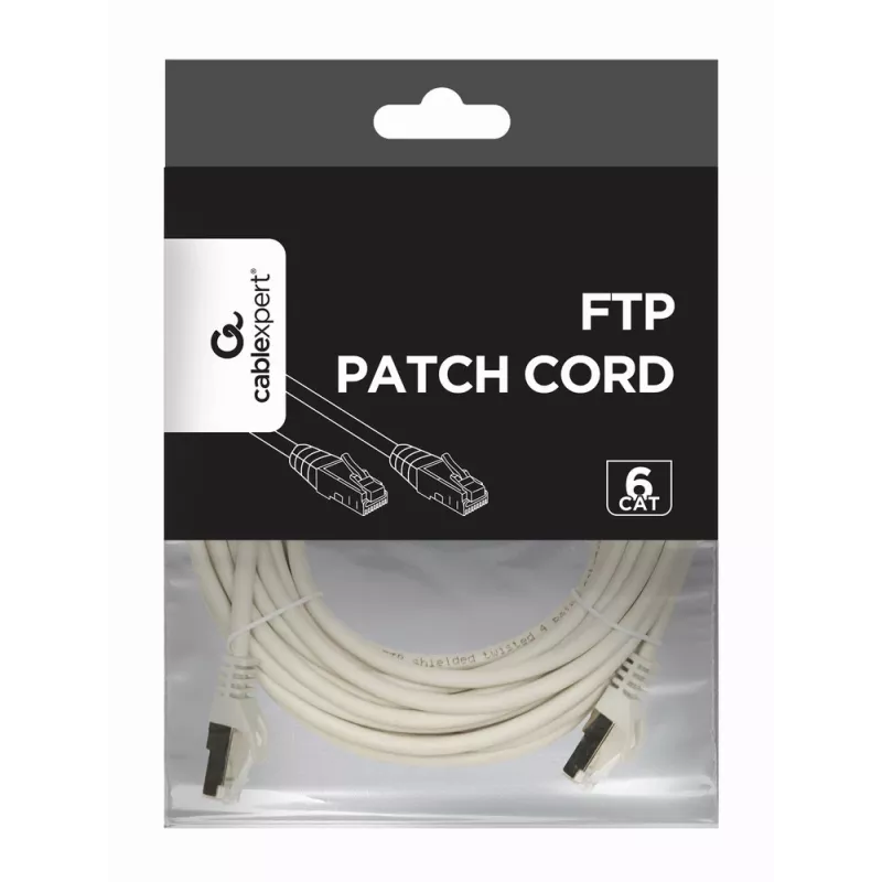 GEMBIRD Καλώδιο Patch - CAT6 - FTP - 7,5 m - γκρι