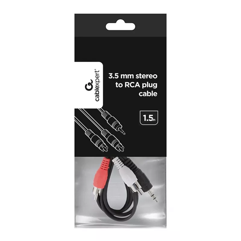 GEMBIRD καλώδιο 3,5-mm jack σε RCA 1,5m