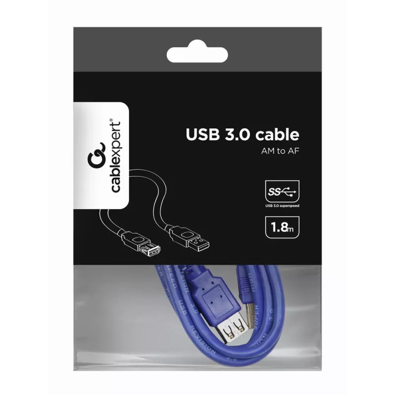 GEMBIRD καλώδιο επέκτασης USB 3.0 2,0 m