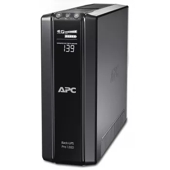 APC Back-UPS Pro, 1500VA/865W, Tower, 230V, 10x υποδοχές IEC C13, AVR, LCD, μπαταρία αντικαθιστώμενη από τον χρήστη