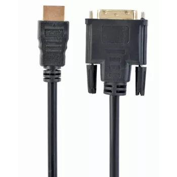Καλώδιο GEMBIRD HDMI σε DVI αρσενικό-αρσενικό με επιχρυσωμένα βύσματα 2,0 m συσκευασία bulk