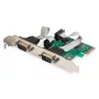 DIGITUS κάρτα επέκτασης Serial I/O, 2 θυρών, PCIe 2 x DB9 αρσενικό με bracket + LP brackets chipset MCS9901