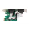 DIGITUS κάρτα επέκτασης Serial I/O, 2 θυρών, PCIe 2 x DB9 αρσενικό με bracket + LP brackets chipset MCS9901