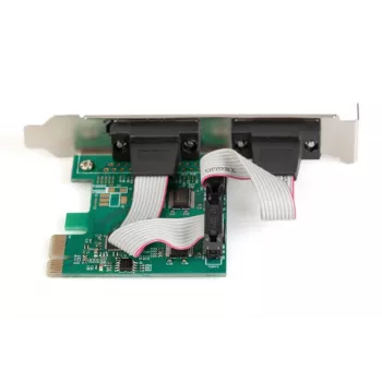 DIGITUS κάρτα επέκτασης Serial I/O, 2 θυρών, PCIe 2 x DB9 αρσενικό με bracket + LP brackets chipset MCS9901