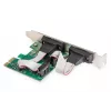 DIGITUS κάρτα επέκτασης Serial I/O, 2 θυρών, PCIe 2 x DB9 αρσενικό με bracket + LP brackets chipset MCS9901
