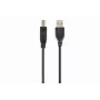 Καλώδιο GEMBIRD USB 2.0 αρσενικό A / αρσενικό B 3 m (10 ft) – μαύρο / συσκευασία bulk (ccp-USB2-ambm-10)