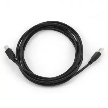 Καλώδιο GEMBIRD USB 2.0 αρσενικό A / αρσενικό B 3 m (10 ft) – μαύρο / συσκευασία bulk (ccp-USB2-ambm-10)