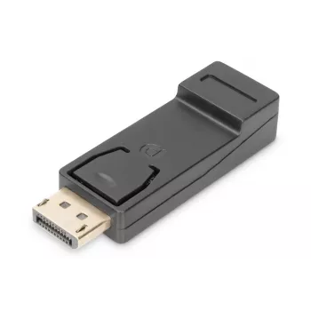 DIGITUS ASSMANN αντάπτορας DisplayPort, DP - HDMI Type A αρσενικό/θηλυκό, με κλείδωμα, CE μαύρο