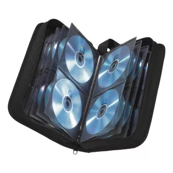Hama θήκη νάιλον για 64 CD, 64 δίσκοι, μαύρη, νάιλον