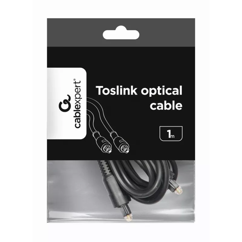 Καλώδιο ήχου Toslink Gembird CC-OPT-1M μαύρο 1m