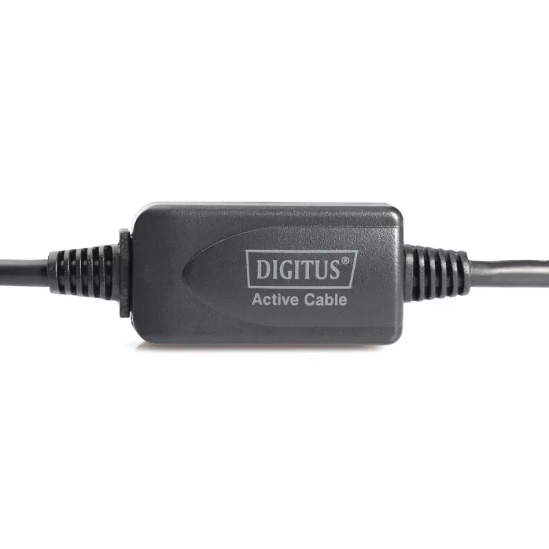 DIGITUS Καλώδιο επαναλήπτη USB 2.0 USB A αρσενικό / A θηλυκή 10m (DA-73100-1)