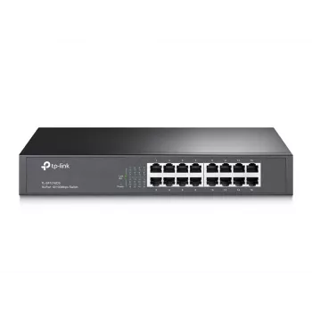 TP-Link TL-SF1016DS Δικτυακός διακόπτης Unmanaged Fast Ethernet (10/100) 1U Μαύρο