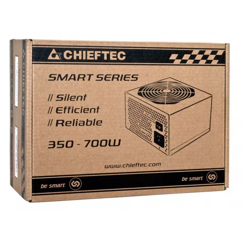 Τροφοδοτικό Chieftec Smart GPS-400A8 400 W 20+4 pin ATX ATX Μαύρο