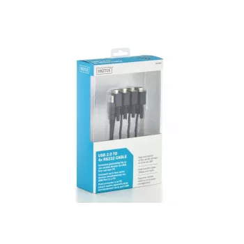 Καλώδιο DIGITUS USB 2.0 σε 4x Rs232 1.5m