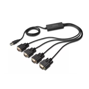 Καλώδιο DIGITUS USB 2.0 σε 4x Rs232 1.5m