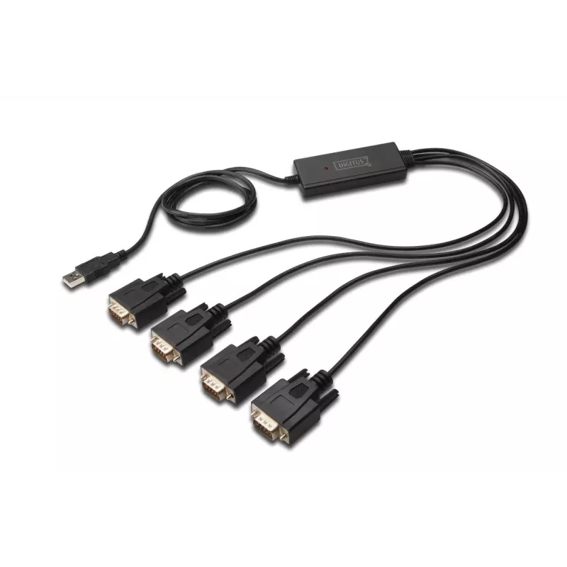 Καλώδιο DIGITUS USB 2.0 σε 4x Rs232 1.5m