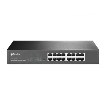 TP-Link 16-Port Gigabit Easy Smart διακόπτης δικτύου, Managed, L2, Gigabit Ethernet (10/100/1000), τοποθέτηση σε rack, 1U