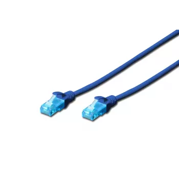 DIGITUS καλώδιο patch - Cat 5e - U-UTP - Snagless - 1m - μπλε
