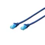 DIGITUS καλώδιο patch - Cat 5e - U-UTP - Snagless - 1m - μπλε
