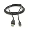 GEMBIRD αμφίδρομο καλώδιο USB 2.0 AM σε Micro-USB, 1m - μαύρο
