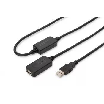 DIGITUS Καλώδιο επαναλήπτη USB 2.0 USB A male / A female 20m (DA-73102)