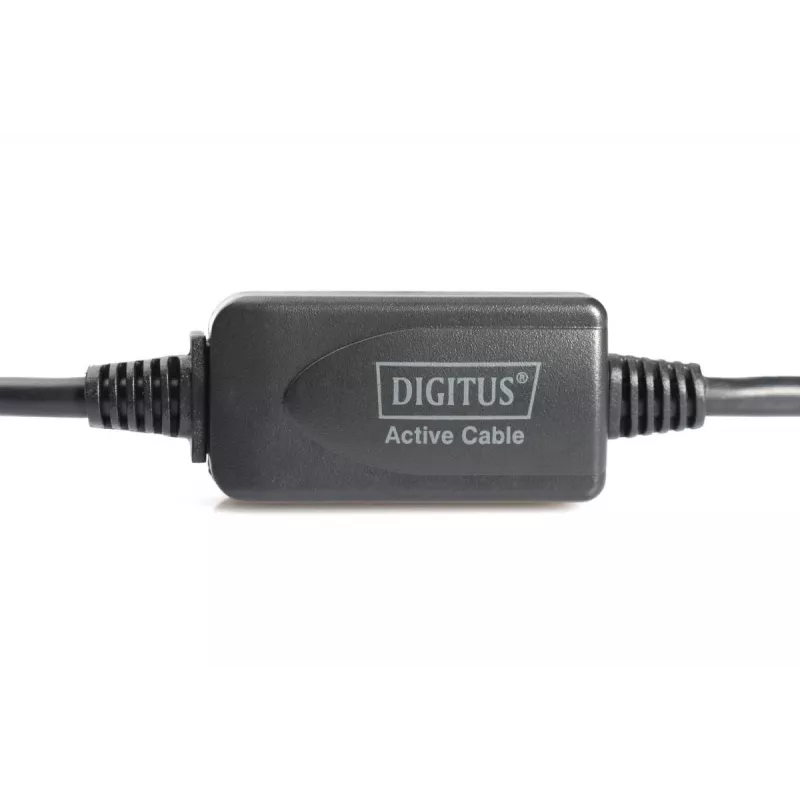 DIGITUS Καλώδιο επαναλήπτη USB 2.0 USB A αρσενικό / A θηλυκό 15m (DA-73101)