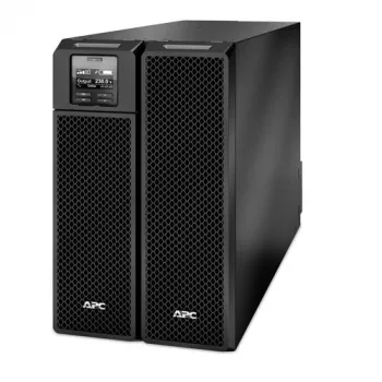 APC Smart-UPS On-Line, 8kVA/8kW, Tower, 230V 3:1 και 1:1, 6x C13+4x C19 Έξοδοι IEC, Κάρτα Δικτύου+SmartSlot, Εκτεταμένος Χρόνος Λειτουργίας, Χωρίς Kit Ραγών