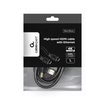 GEMBIRD Καλώδιο HDMI υψηλής ταχύτητας με Ethernet - Σειρά Select 1 m