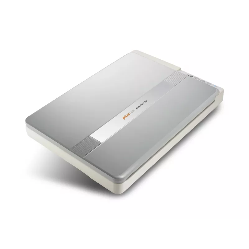 Plustek OpticSlim 1180 Επίπεδος σαρωτής 1200 x 1200 DPI A3 Ασημί, Λευκό