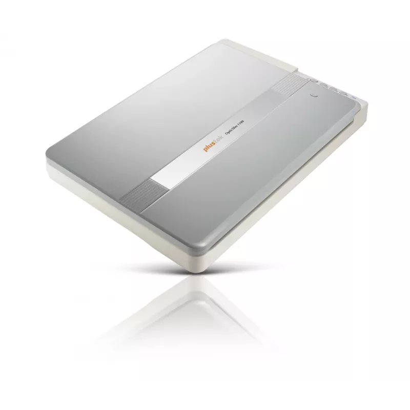 Plustek OpticSlim 1180 Επίπεδος σαρωτής 1200 x 1200 DPI A3 Ασημί, Λευκό