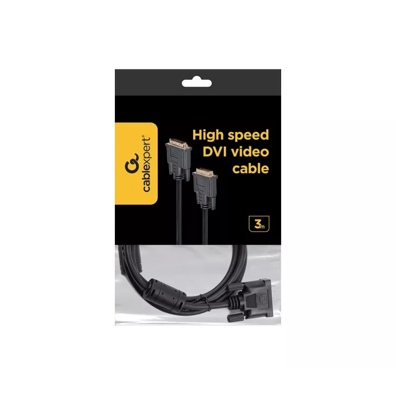 GEMBIRD Καλώδιο βίντεο DVI Dual-Link 3 m – Μαύρο