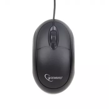 GEMBIRD Ποντίκι Optical MUS-U-01 - 3 κουμπιά Wheel USB Μαύρο