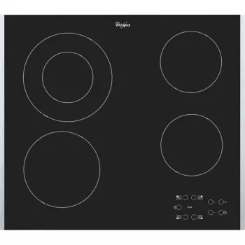 Whirlpool AKT 8130 BA Μαύρη Εντοιχιζόμενη Κεραμική Εστία 4 Ζωνών