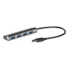 USB Hub i-tec Metal Superspeed USB 3.0 4-Port Hub 5000 Mbit/s Γκρι