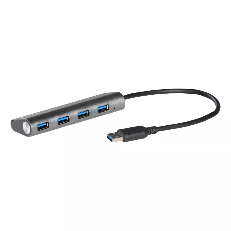 USB Hub i-tec Metal Superspeed USB 3.0 4-Port Hub 5000 Mbit/s Γκρι