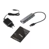 USB Hub i-tec Metal Superspeed USB 3.0 4-Port Hub 5000 Mbit/s Γκρι