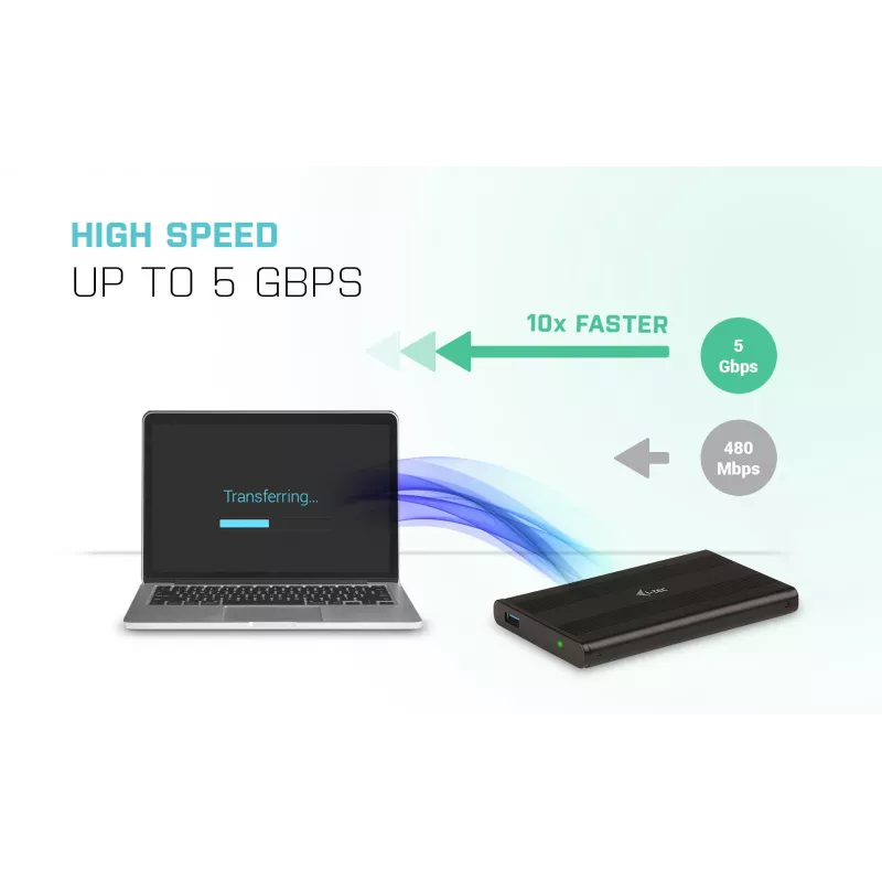 Θήκη HDD/SSD i-tec Advance MySafe AluBasic 2.5 inch USB 3.0