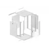 Επίτοιχη Βάση Rack Lanberg WF01-6615-10S