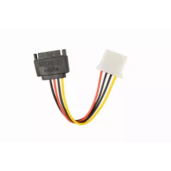 GEMBIRD Καλώδιο τροφοδοσίας SATA (βύσμα αρσενικό) σε Molex (υποδοχή θηλυκή), 15cm