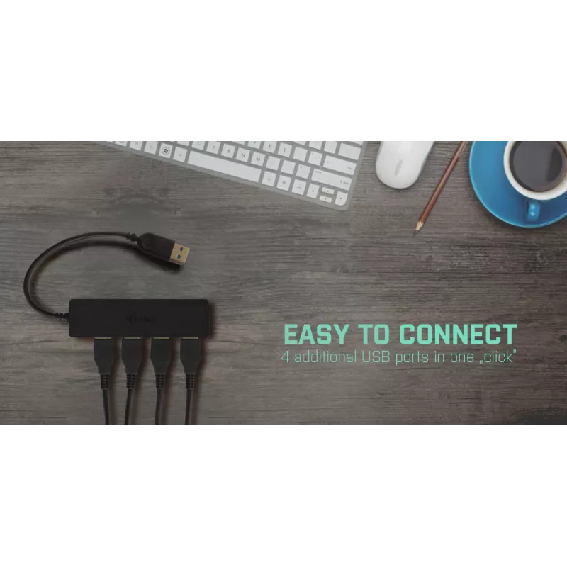USB Hub i-tec Advance USB 3.0 λεπτό Παθητικό HUB 4 Θυρών