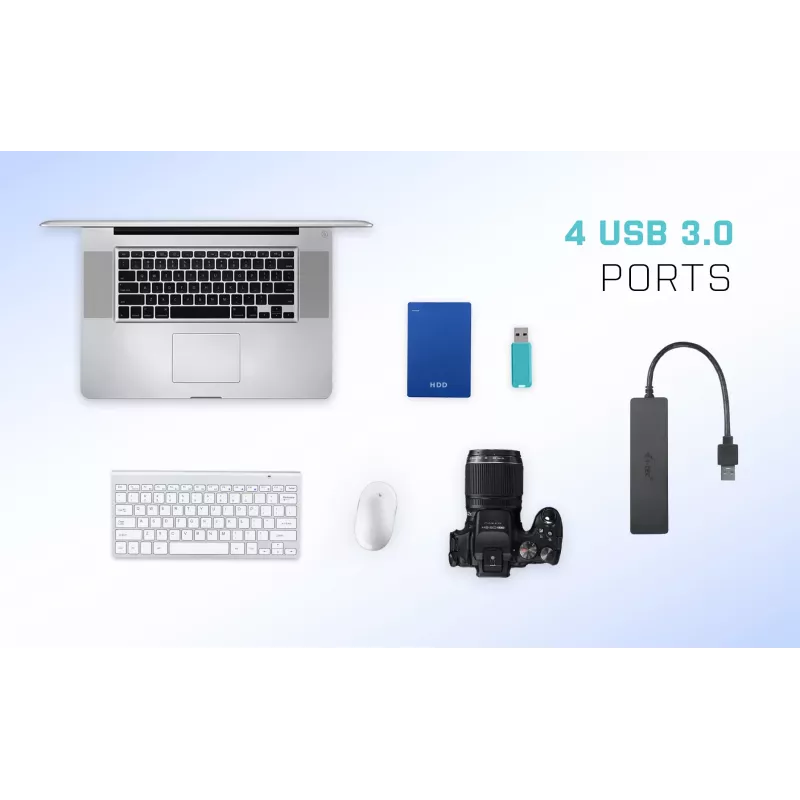 USB Hub i-tec Advance USB 3.0 λεπτό Παθητικό HUB 4 Θυρών