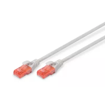 DIGITUS Professional Καλώδιο patch - CAT6 - U/UTP - Snagless - 5m - γκρι