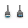 DIGITUS Καλώδιο επέκτασης USB 3.0 Type-A αρσενικό/θηλυκό 3,0 m (ak-300203-030-s)