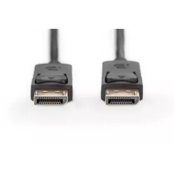 DIGITUS Καλώδιο σύνδεσης DisplayPort, DP M/M, 10m με κλείδωμα, Full HD 1080p μαύρο