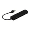 i-tec Advance USB 3.0 λεπτό HUB 3 Θυρών Προσαρμογέας Gigabit Ethernet Μαύρο