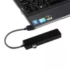 i-tec Advance USB 3.0 λεπτό HUB 3 Θυρών Προσαρμογέας Gigabit Ethernet Μαύρο