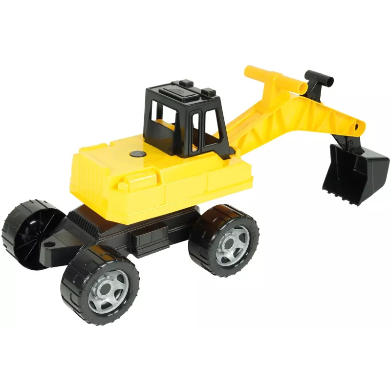 Lena GIGA TRUCKS Excavator, Εκσκαφέας, 3 ετών+, πλαστικό, μαύρο, κίτρινο