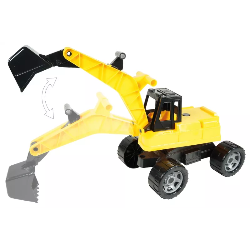 Lena GIGA TRUCKS Excavator, Εκσκαφέας, 3 ετών+, πλαστικό, μαύρο, κίτρινο